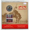 Image 1 : 1912-2012 Calgary Stampede Centennial coin & stamp unc set