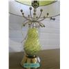 Image 2 : Vintage Table Lamp with Fiberglass Lamp Shade – 28 inches tall