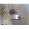 Image 1 : 1 “Selenite + Amethyst” Pendant, 1 Copper Wrapped “Amethyst” Gemstone Pendant