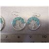 Image 3 : “Aqua Marine” Stone Necklace + Earring Set