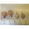 Image 1 : Copper Wrapped “Rose Quartz” Earrings, 2 Copper Pendant Cages