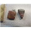 Image 3 : 3 Stone Pendants, 2 “Agates,” 1 “Druzzy” Crystal