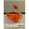 Image 3 : Orange glass bird