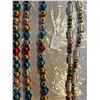 Image 3 : 3 Strands glass garland - vintage