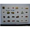 Image 1 : LOT of 24 DIFFERENT RAILROAD & TRAIN RELATED PINS - All are different form next Lot