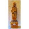 Image 2 : hand carved man with lantern - 12" tall