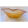 Image 5 : marigold carnival glass bowl