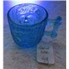 Image 4 : 1880's "Findlay Glass" uranium glass child's face mug with face on both sides