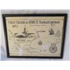 Image 3 : 2 Prints - 1st cruise of HMCS Saskatoon 1960-1963, HWSS Ousley training cruise to South America - Si