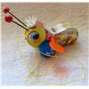 Image 4 : vintage Fisher Price pull toys - buzzy bee, train and car, fire engine