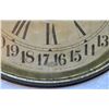 Image 2 : antique New Haven school house clock - 31 day clock face and bezel - 1900's, 12"