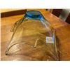 Image 3 : Vintage hand crafted, stretched, art glass dish, with polished bottom. Also had beautiful aqua blue 