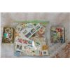 Image 1 : Large Bag of Stamps on Paper Plus Two Boxes Loose Stamps