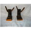 Image 3 : 1940's Bronze Eagle Bookends  3 Lbs Each