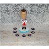 Image 1 : Eric Lindros Bobble Head and NHL Beer Caps
