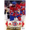 Image 1 : P.K. Subban, Montreal Canadiens, Pride of Canada. 25th Anniversary Upper Deck 2015 Sports Card. Mint
