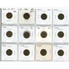 Image 1 : Lot of 12 Canadian George V Small Cents. Includes 1920, 1921, 1927, 1928, 1929, 1930, 1931, 1932, 19