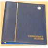 Image 1 : Empty Coincraft Album for coins. 3-ring binder. Used.