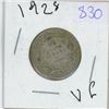 Image 1 : 1928 Canadian silver 25 cent coin