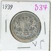 Image 1 : 1939 Canadian 50 cent silver coin
