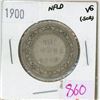 Image 1 : 1900  Canadian, Newfoundland 50 cent silver coin