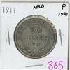 Image 1 : 1911  Canadian, Newfoundland 50 cent silver coin