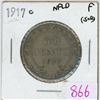 Image 1 : 1917  Canadian, Newfoundland 50 cent silver coin