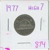 Image 1 : 1977 Canadian 5 cent coin