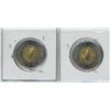Image 2 : Pair of 2020 "Victory" Canadian 2 dollar coins - 1 is coloured