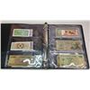 Image 5 : Binder of 12 various International bills - assorted years