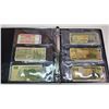 Image 7 : Binder of 12 various International bills - assorted years
