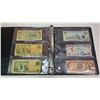 Image 9 : Binder of 12 various International bills - assorted years