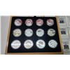 Image 4 : 2013 O Canada 12pc, 10 dollar, fine silver coin set - in wooden case, in art box