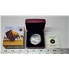 Image 1 : 2013 "Bison Stampede" Canadian 100 dollar, fine silver coin