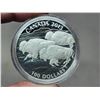 Image 2 : 2013 "Bison Stampede" Canadian 100 dollar, fine silver coin