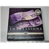 Image 5 : Lasting Impression Collectors set - 1989 and 2001 Canadian uncirculated $10 bills with matching seri