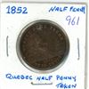 Image 1 : 1852 Quebec 1/2 penny token