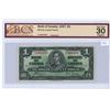 Image 1 : 1937 Graded Canadian $1 bill - Coyne/Towers - D/N prefix - 8466486 - VF30