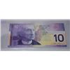 Image 4 : 2001 Graded Canadian $10 bill - Knight/Thiessen - EDT prefix - 0326861 - UNC 58