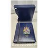 Image 1 : Empty Blue, "Lighthouse" 1858-2018 Canadian 1 cent coin, exquisite collector's binder - like new, un