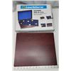 Image 2 : Lighthouse wooden, 90 coin (39x39mm) presentation case, w/ 3 trays, magnetic catch and mahogany fini