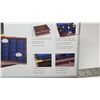 Image 8 : Lighthouse wooden, 90 coin (39x39mm) presentation case, w/ 3 trays, magnetic catch and mahogany fini
