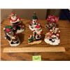 Image 2 : Lot of 6 vintage Christmas Porcelain ornaments