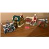 Image 1 : Set of 4 vintage Christmas House