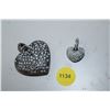 Image 1 : 2 Heart pendants
