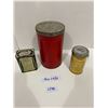 Image 2 : 3 Vintage Tins