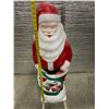 Image 3 : Vintage Christmas Santa Blow Mold-Works