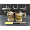 Image 1 : Vintage Brass Blow Torches with Welding Stick