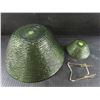Image 3 : Two Piece Green Glass Set with Anchor Hocking