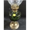 Image 2 : Antique Green Depression Glass Lantern